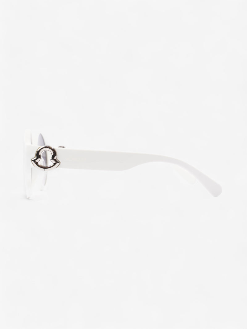  Moncler Atriom Sunglasses White Acetate 135mm