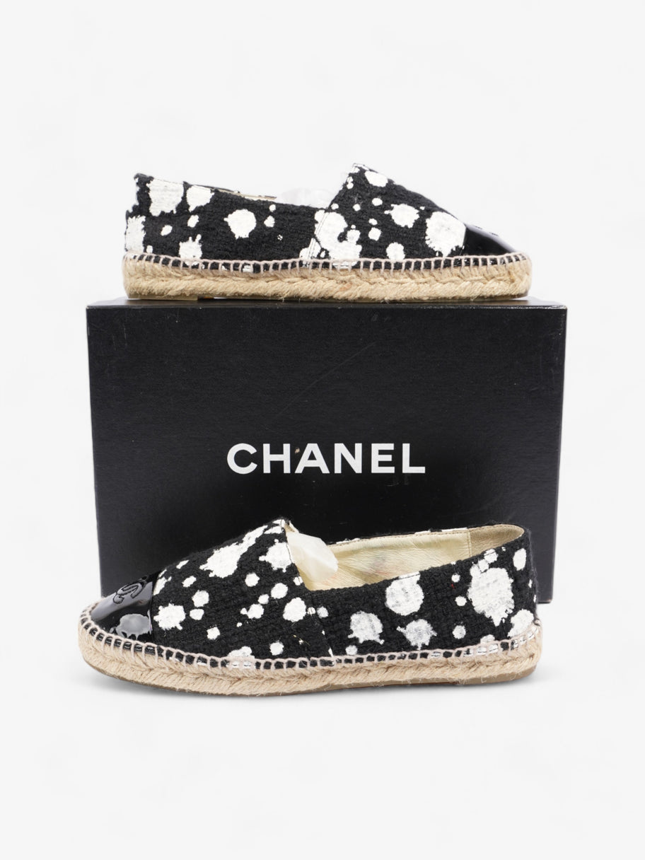 Chanel Espadrilles Black / White Cotton EU 38 UK 5 Image 10