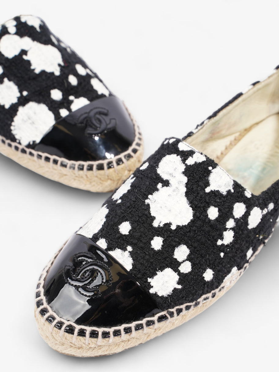 Chanel Espadrilles Black / White Cotton EU 38 UK 5 Image 9