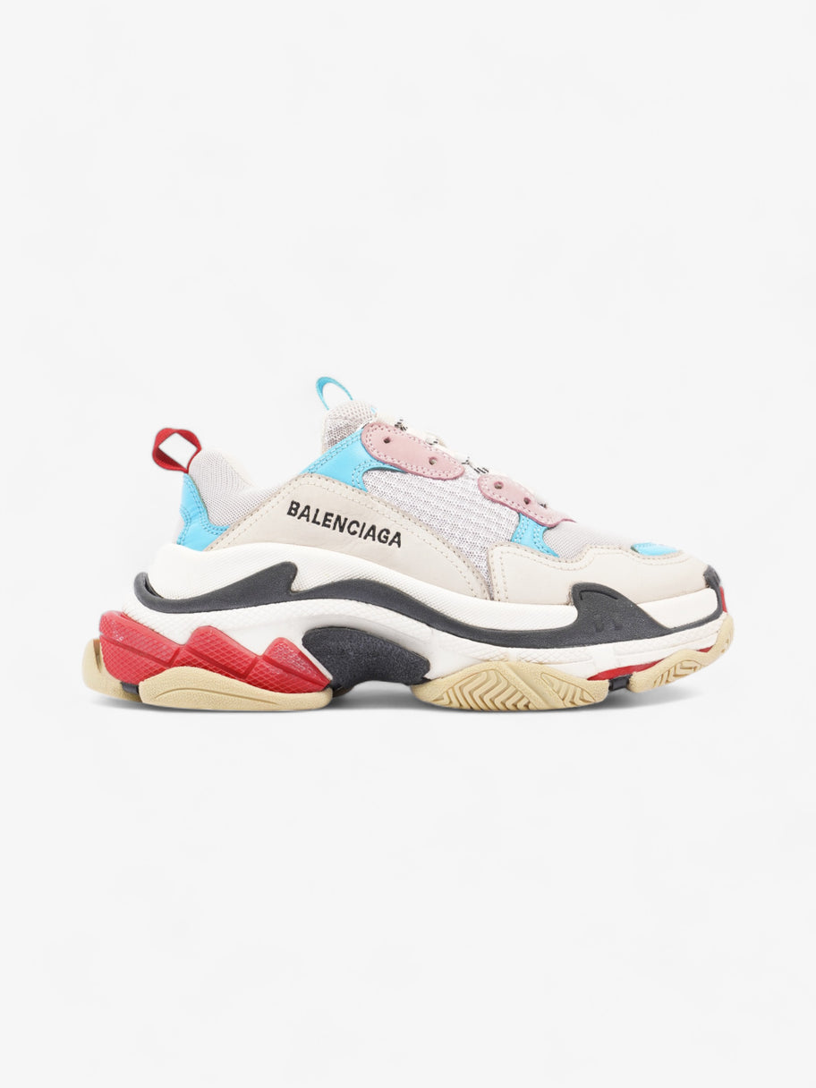 Balenciaga Triple S White / Blue / Red Mesh EU 37 UK 4 Image 1