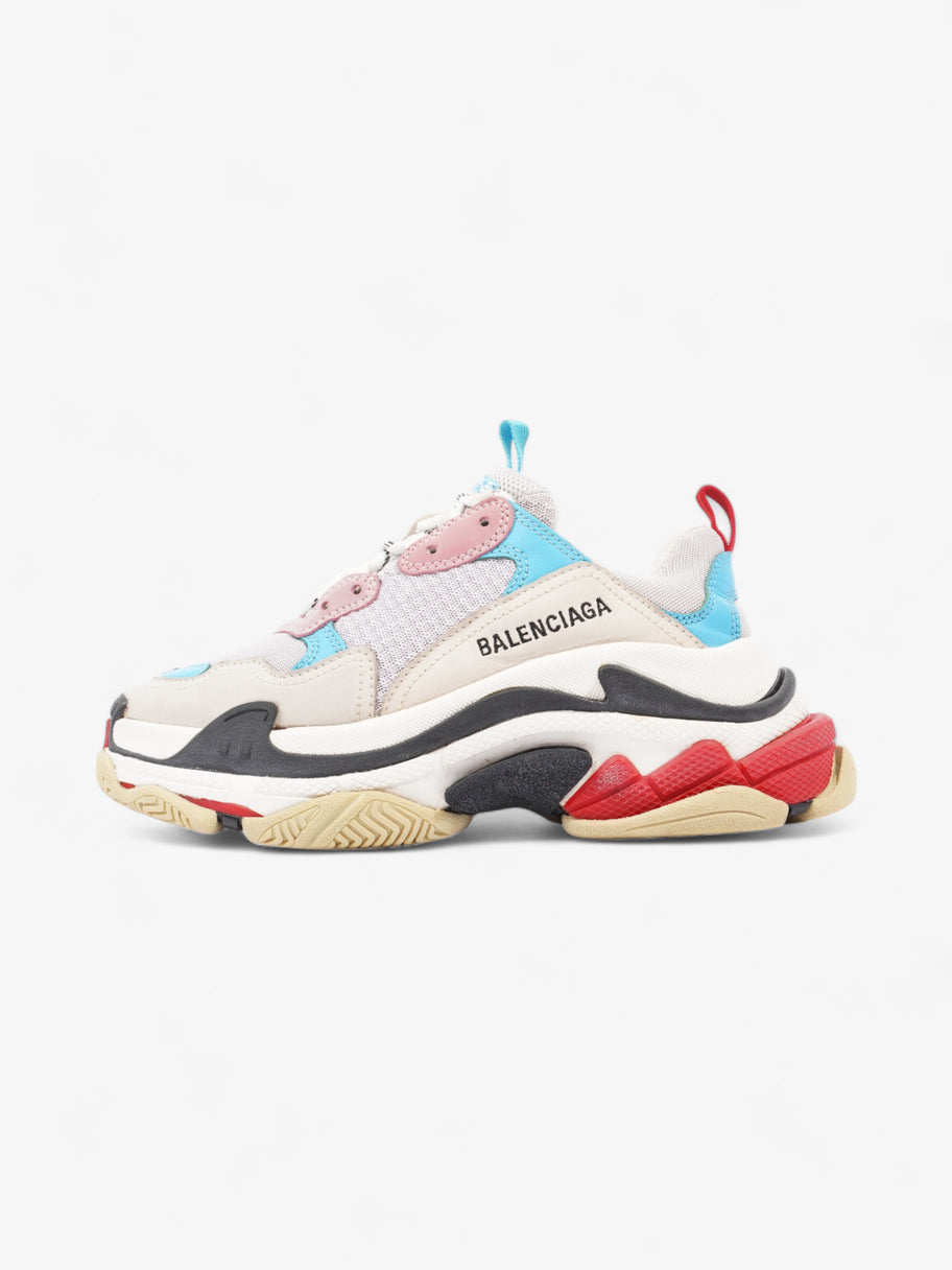 Balenciaga Triple S White / Blue / Red Mesh EU 37 UK 4 Image 5