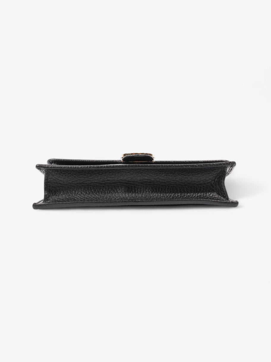 Gucci Interlocking G Chain Wallet Black Leather Image 6