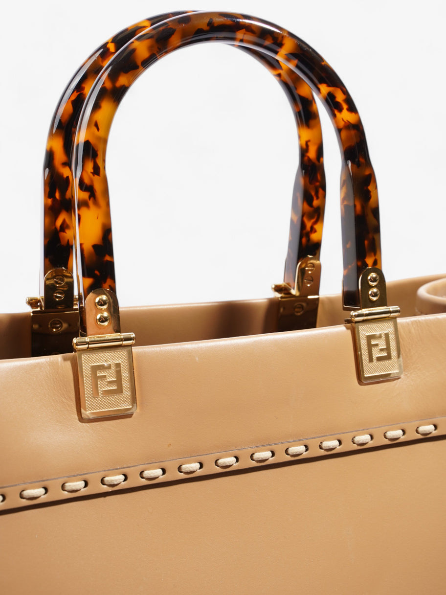 Fendi Sunshine  Brown Leather Medium Image 8