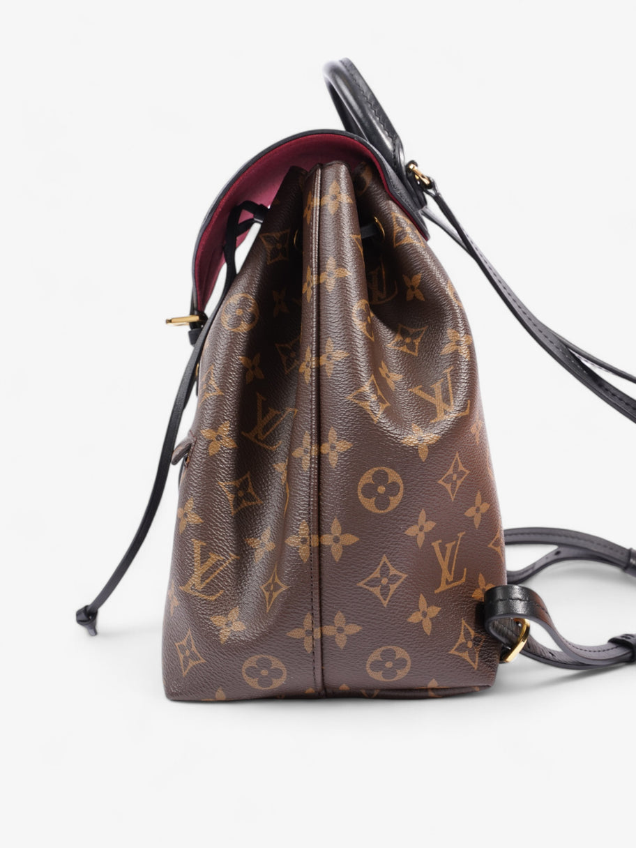 Louis Vuitton Montsouris  Monogram / Black Coated Canvas PM Image 3