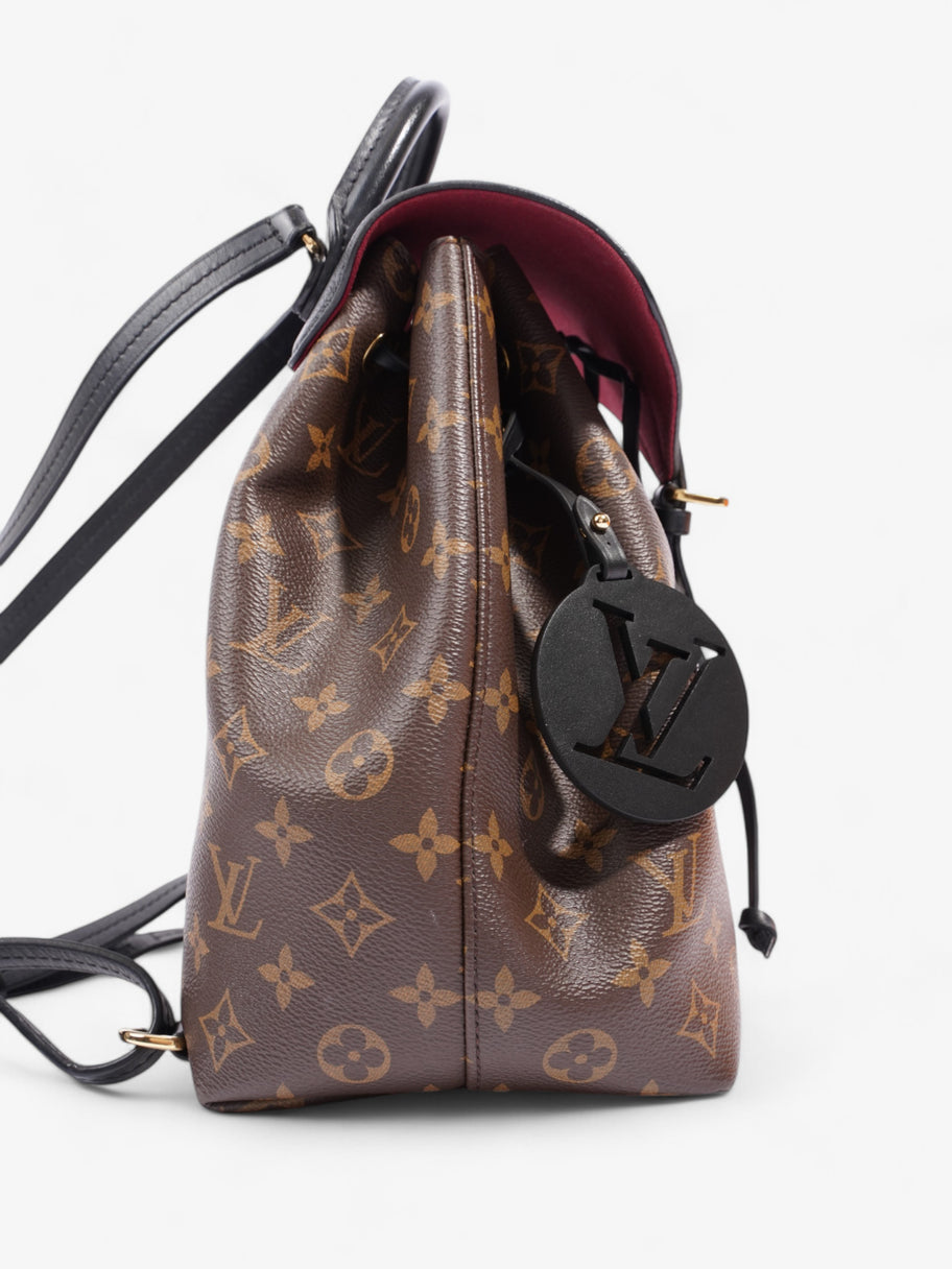 Louis Vuitton Montsouris  Monogram / Black Coated Canvas PM Image 5