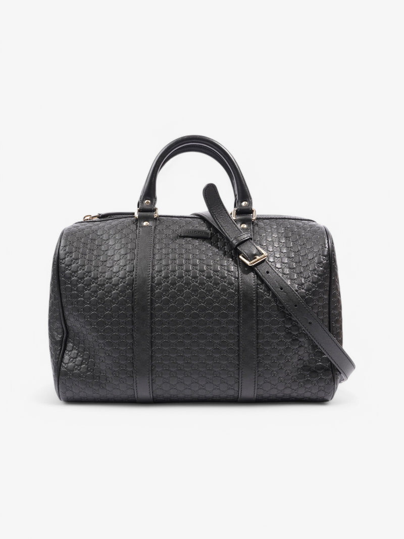  Gucci Boston Bag Black Leather