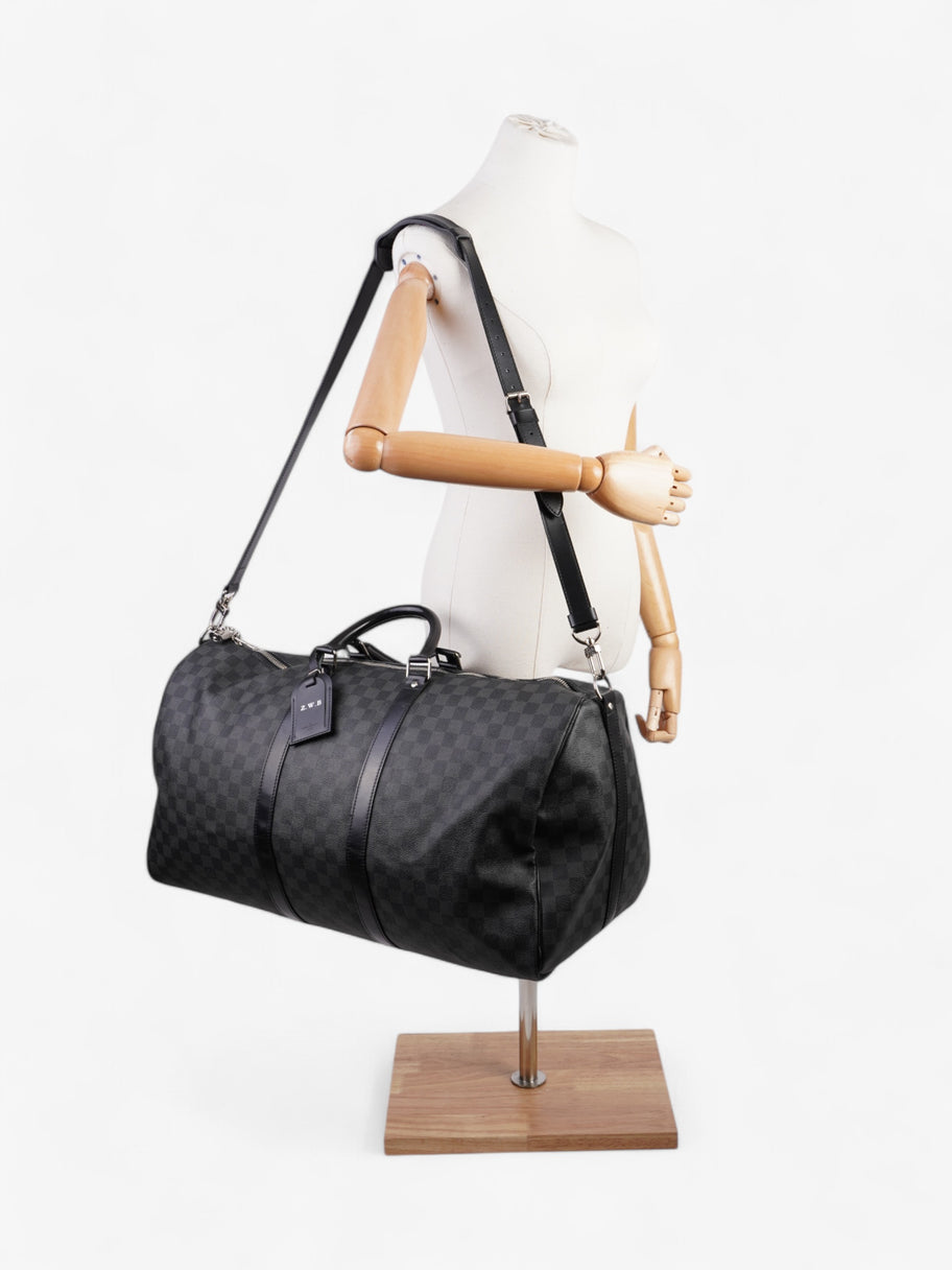 Louis Vuitton Keepall Damier Graphite Coated Canvas 55 Image 2