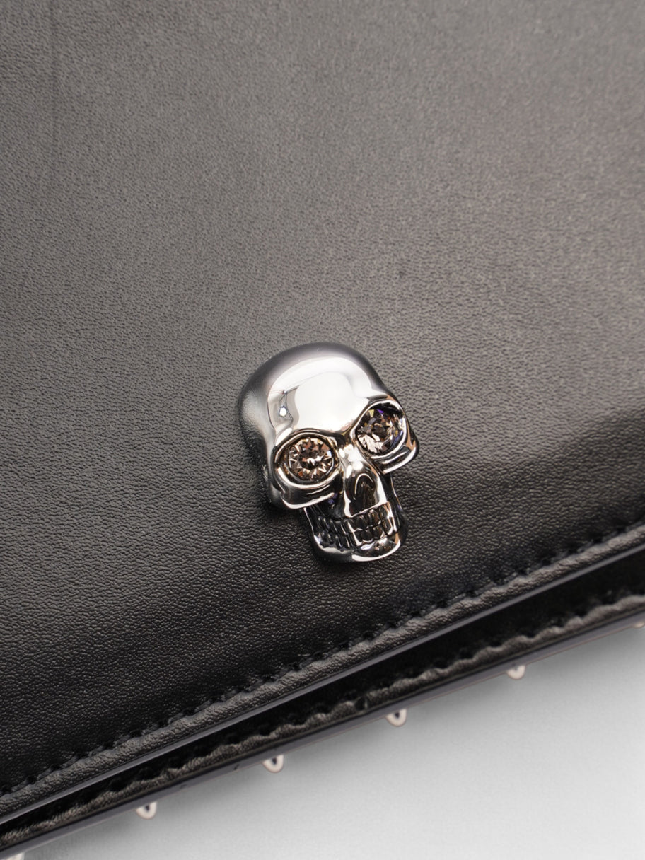 Alexander McQueen The Biker Skull Bag Black Calfskin Leather Small Image 7