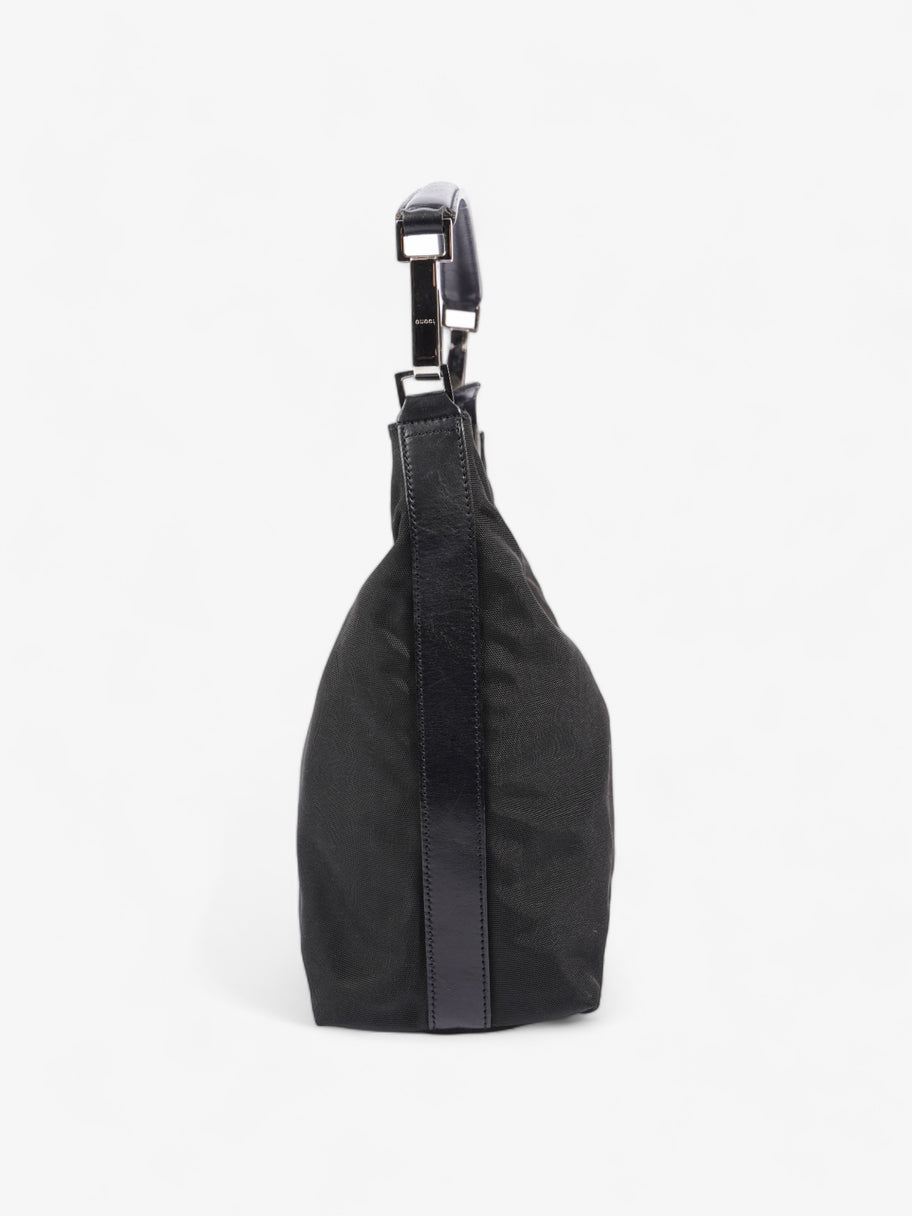 Gucci Hobo Shoulder Black Canvas Image 5