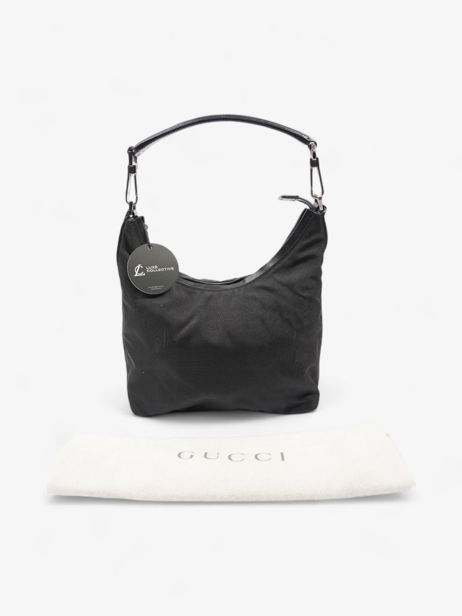 Gucci Hobo Shoulder Black Canvas Image 8