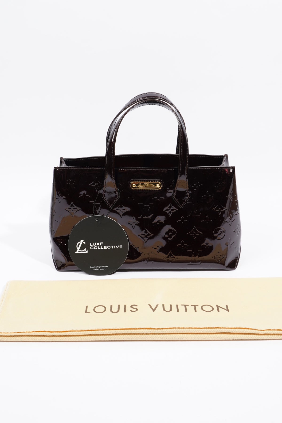 Louis Vuitton Amarante Monogram Vernis Wilshire PM Bag Louis Vuitton