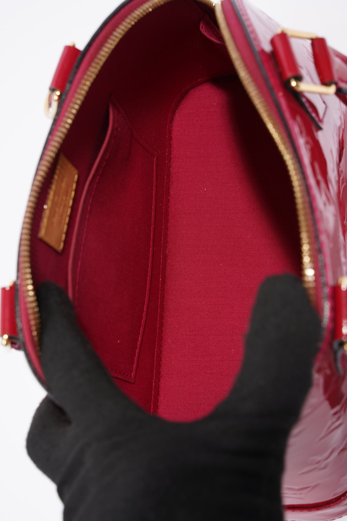 Louis Vuitton LV Alma vernis new Pink Leather ref.233990 - Joli Closet