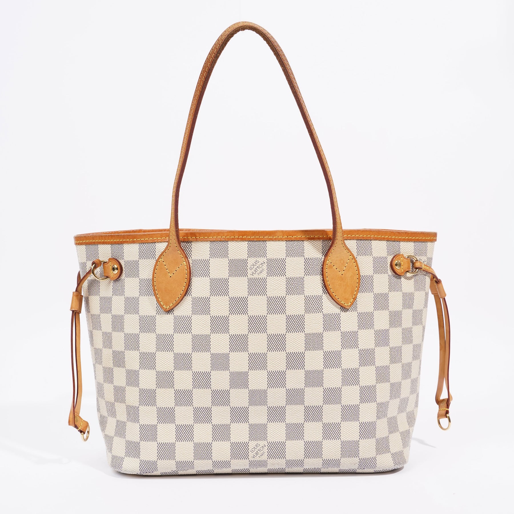 Louis vuitton neverfull on sale pm damier azur