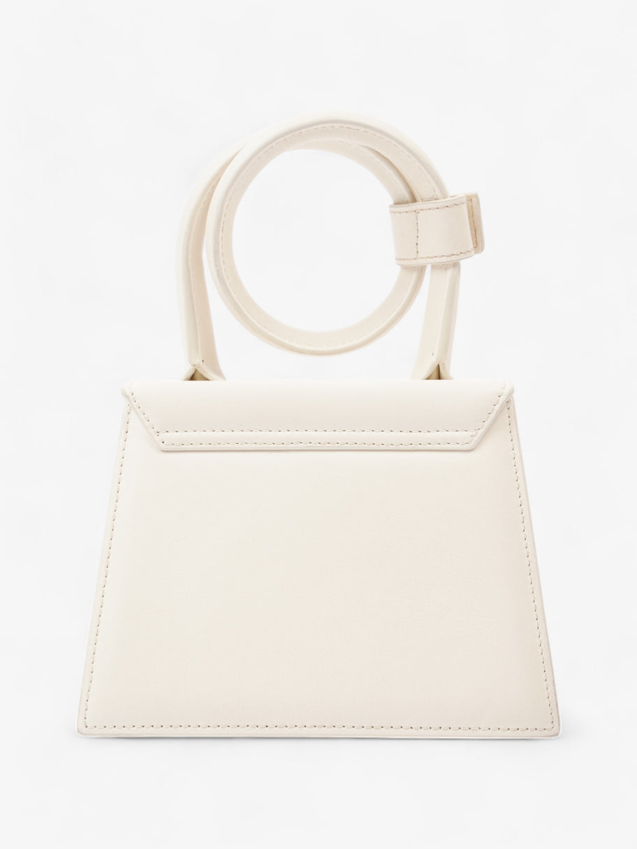 Jacquemus Le Chiquito Noeud Cream Leather Image 4