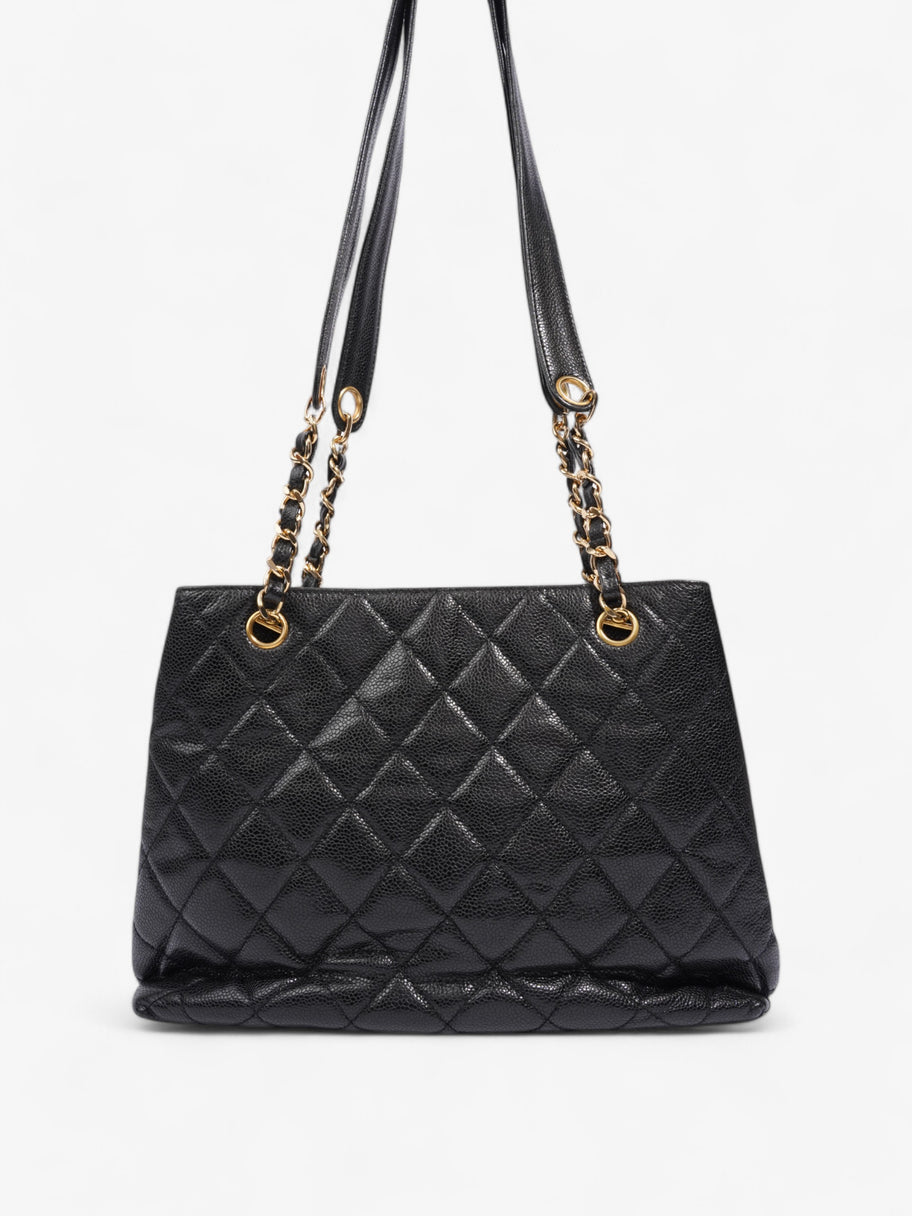 Chanel Cocomark Shoulder Bag Black Caviar Leather Image 4