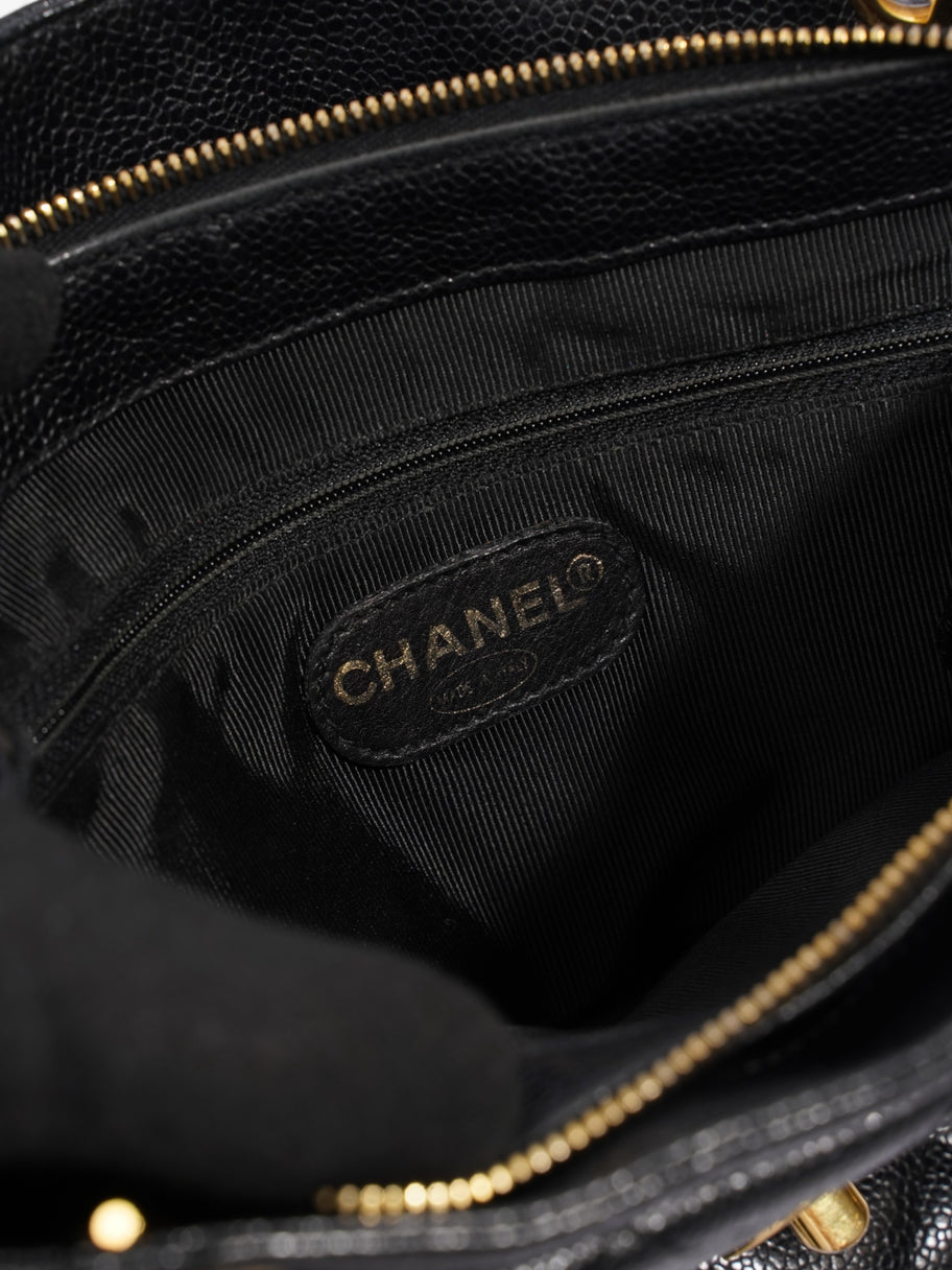 Chanel Cocomark Shoulder Bag Black Caviar Leather Image 9