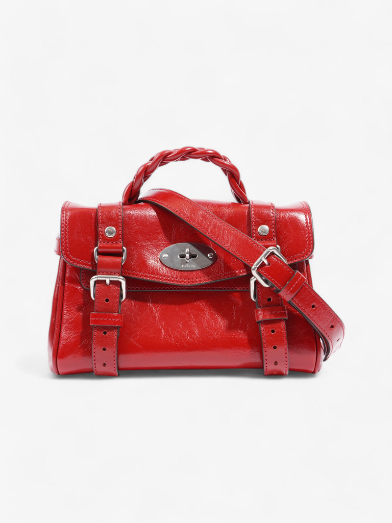  Mulberry Alexa Red Leather Mini