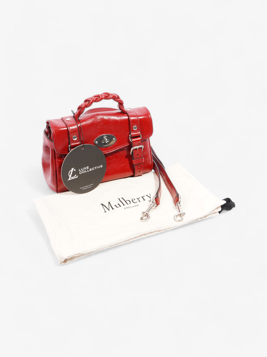 Mulberry Alexa Red Leather Mini Image 10