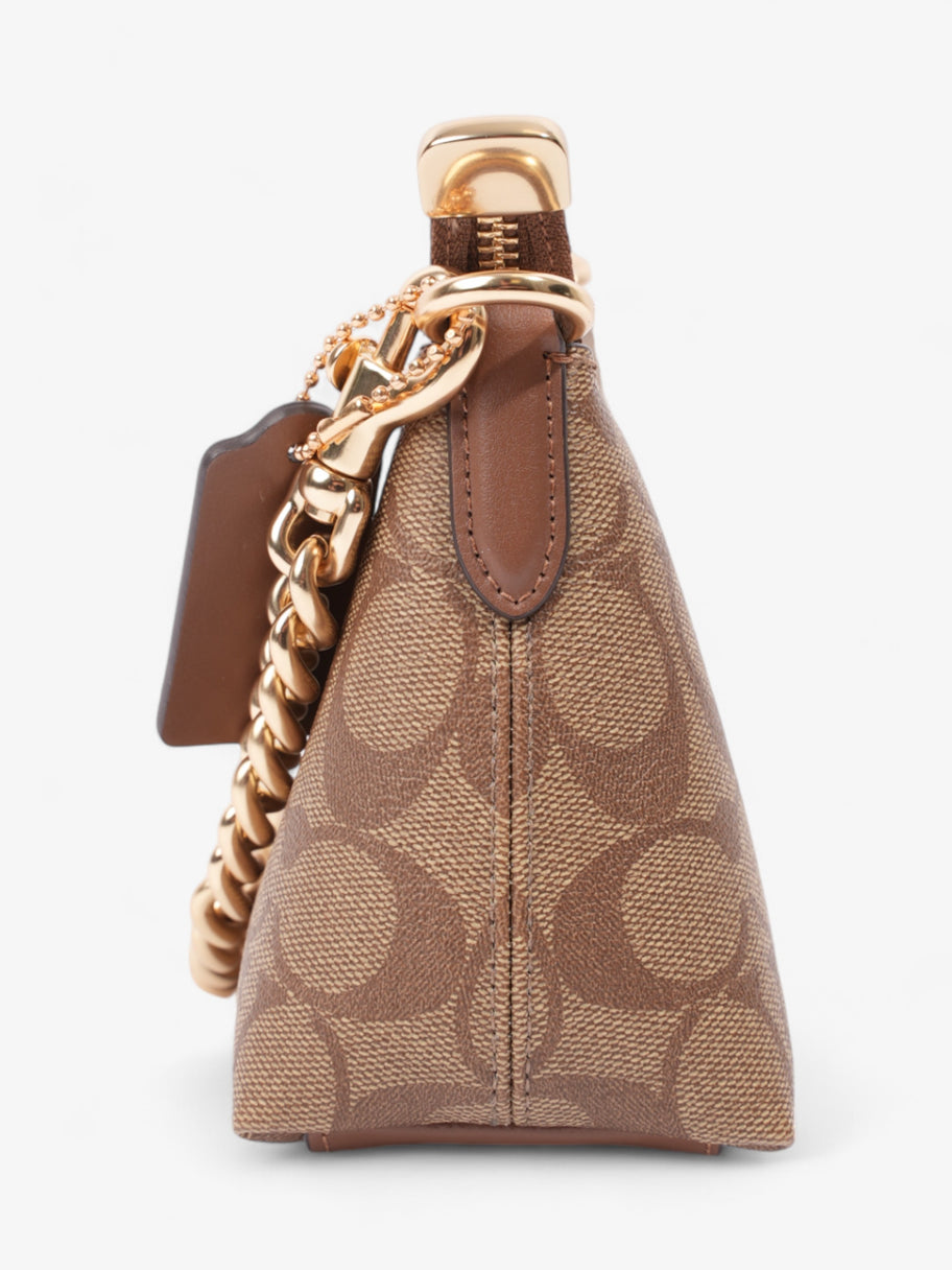 Coach Charlotte Signature Monogram / Brown Canvas Image 3