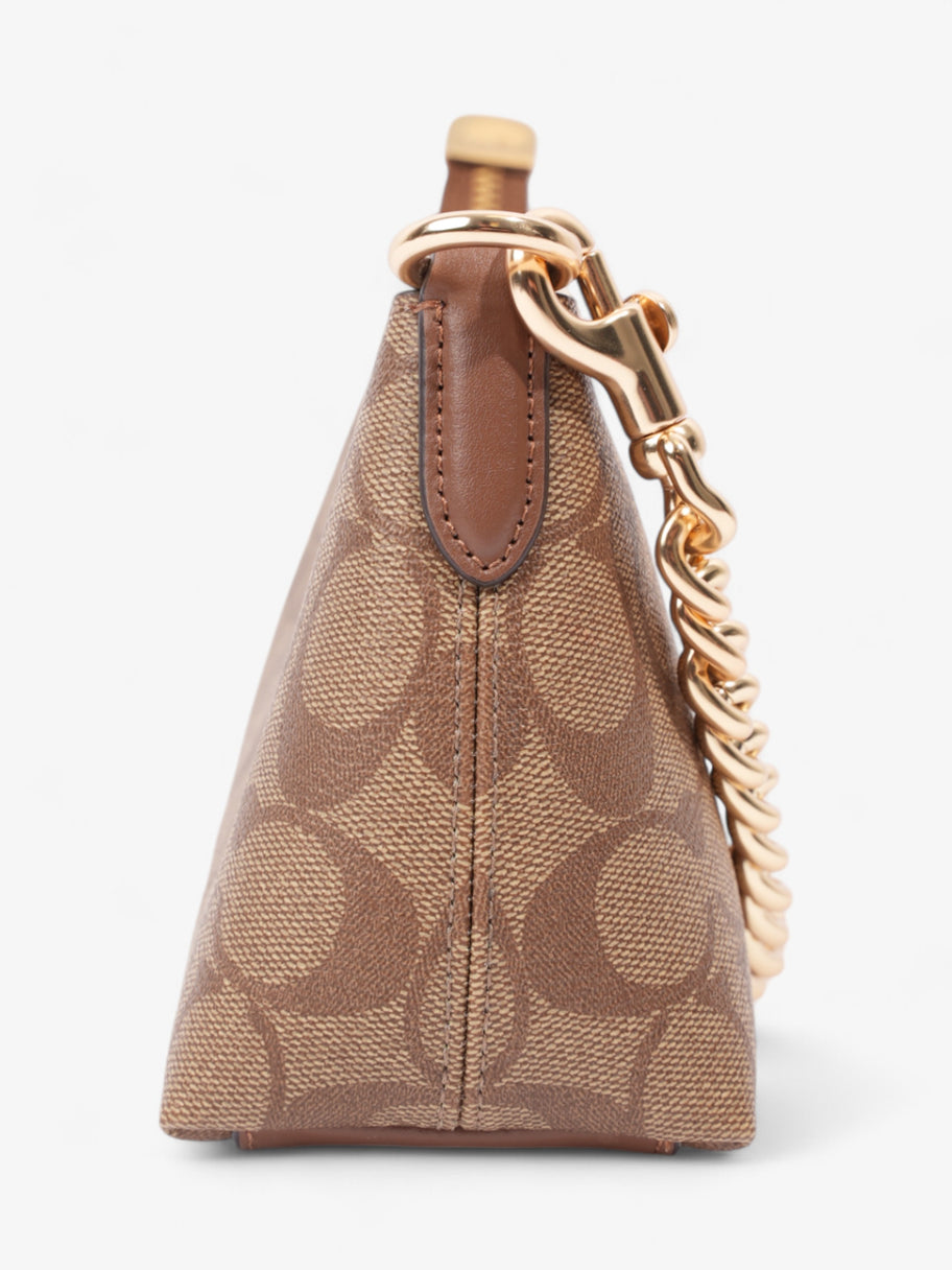 Coach Charlotte Signature Monogram / Brown Canvas Image 5