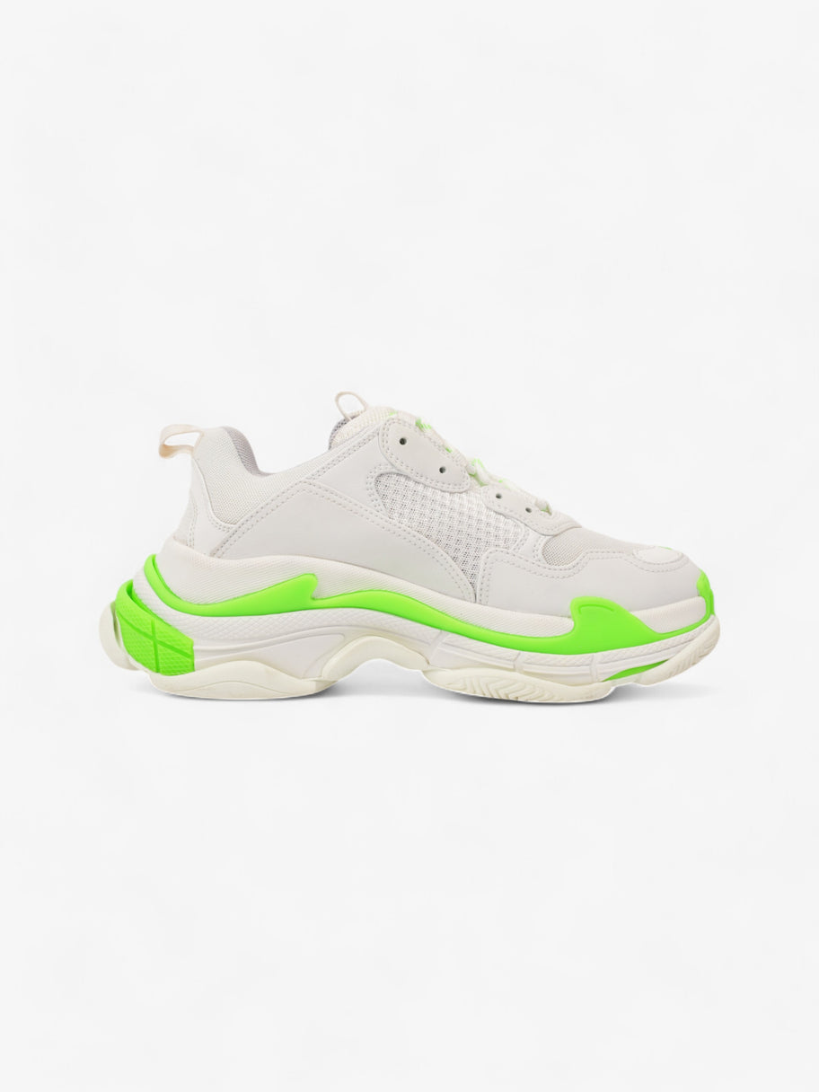 Balenciaga triple s white and green online