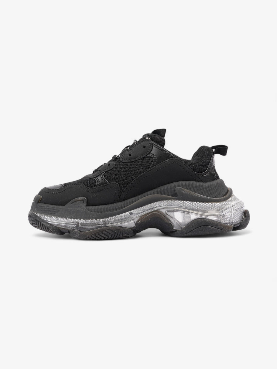 Balenciaga Triple S Clear Sole Black / White Mesh EU 37 UK 4 Image 3