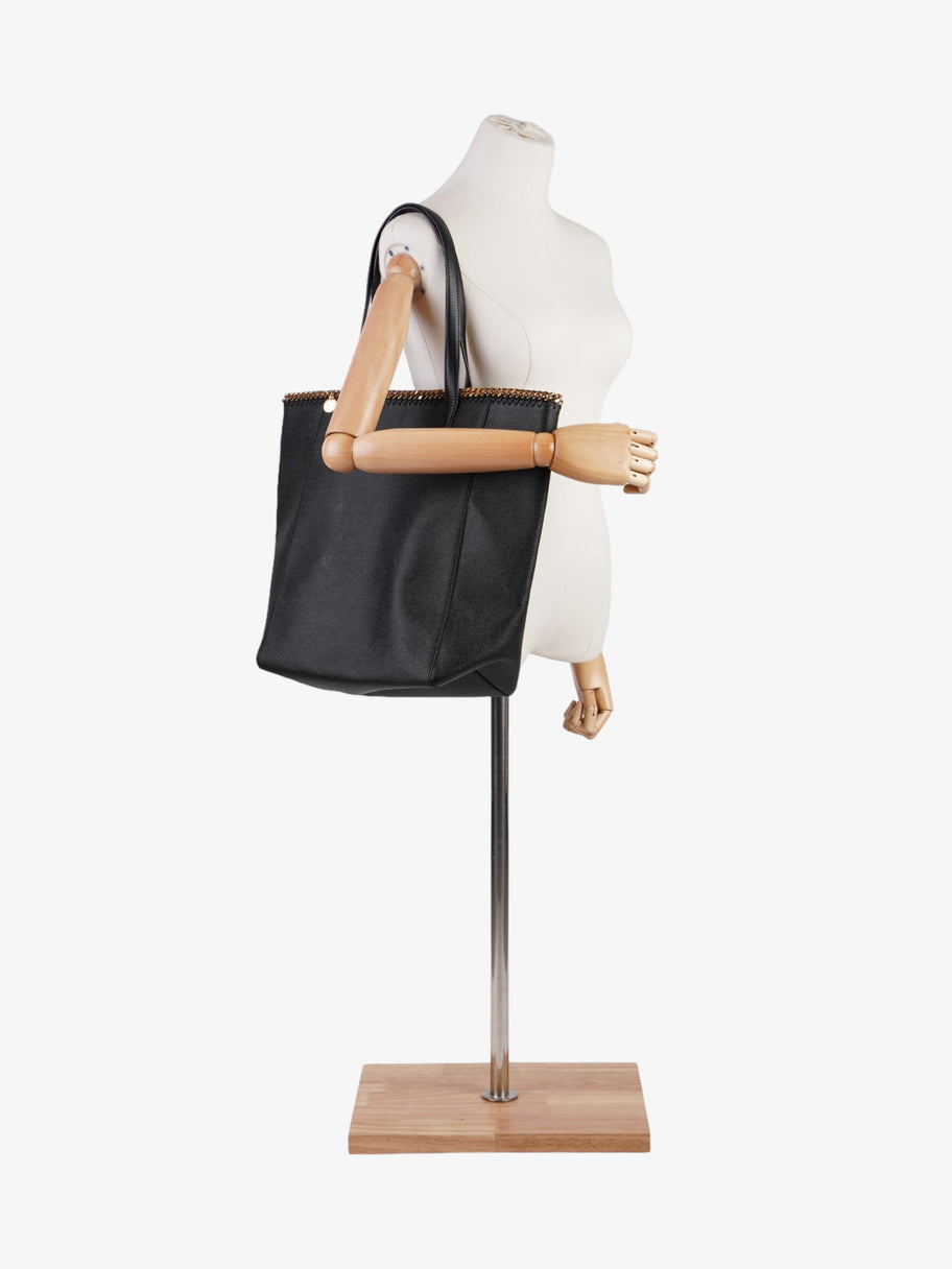 Stella McCartney Large Tote Black Leather Image 2