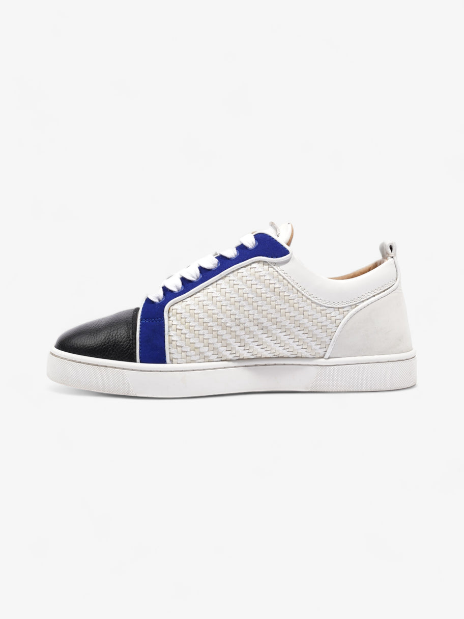 Christian Louboutin Louis Junior Sneakers White / Black / Blue Leather EU 41 UK 7 Image 3