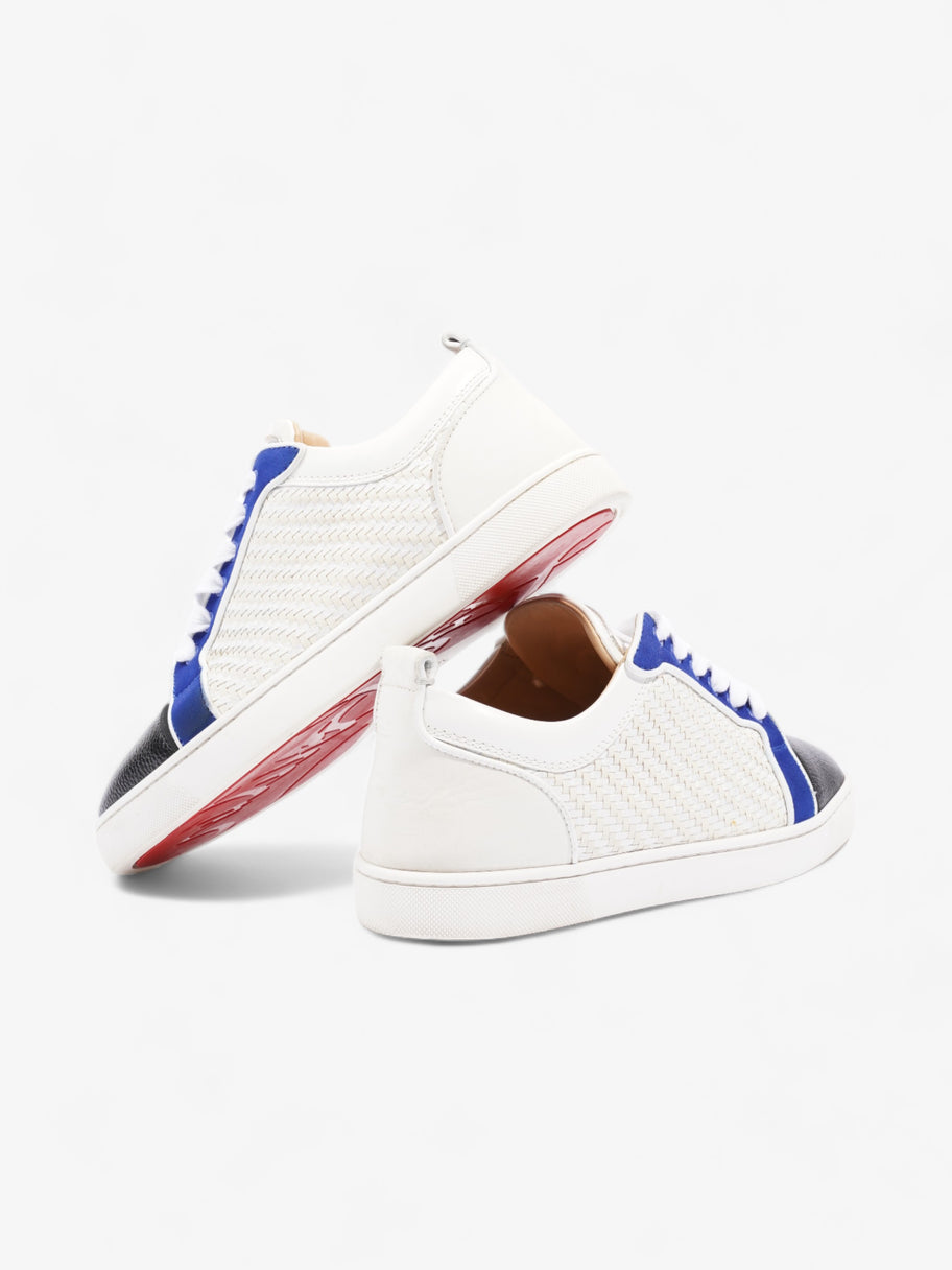 Blue and white louboutin hotsell