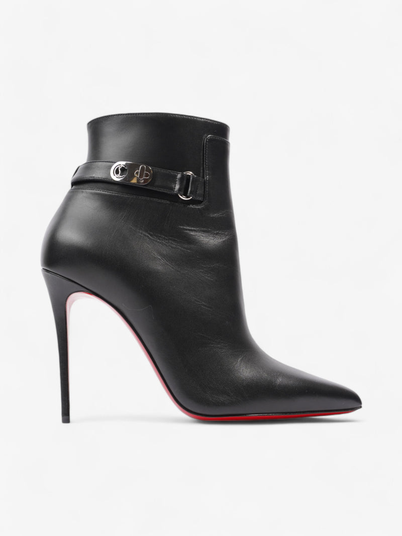  Christian Louboutin Lock So Kate Booty 100 Black Leather EU 39 UK 6