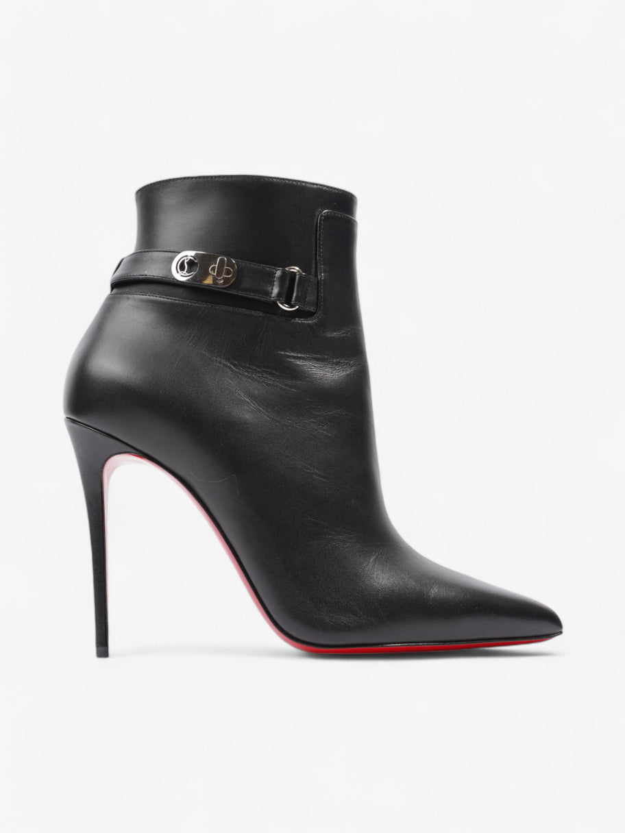 Christian Louboutin Lock So Kate Booty 100 Black Leather EU 39 UK 6 Image 1