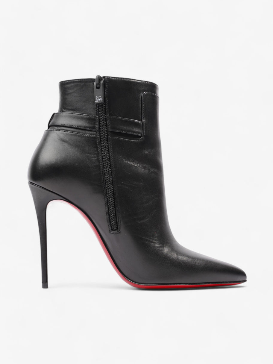 Christian Louboutin Lock So Kate Booty 100 Black Leather EU 39 UK 6 Image 4