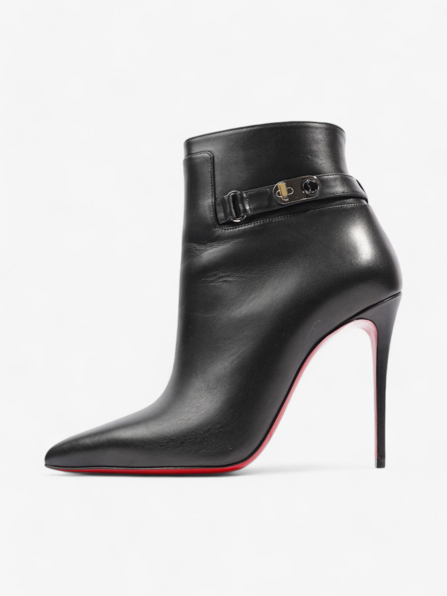 Christian Louboutin Lock So Kate Booty 100 Black Leather EU 39 UK 6 Image 5