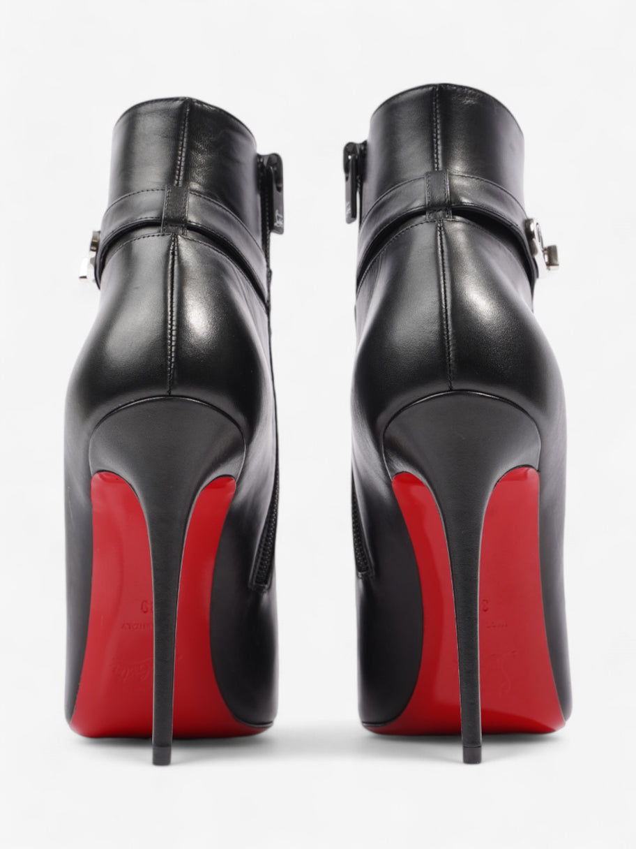 Christian Louboutin Lock So Kate Booty 100 Black Leather EU 39 UK 6 Image 6