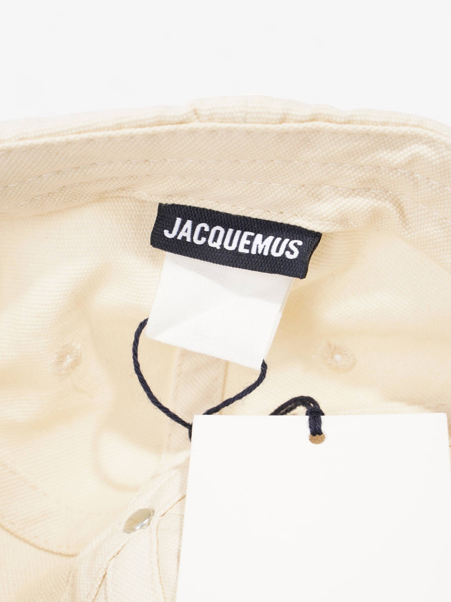 La casquette Jacquemus Off White Cotton 58cm Image 9