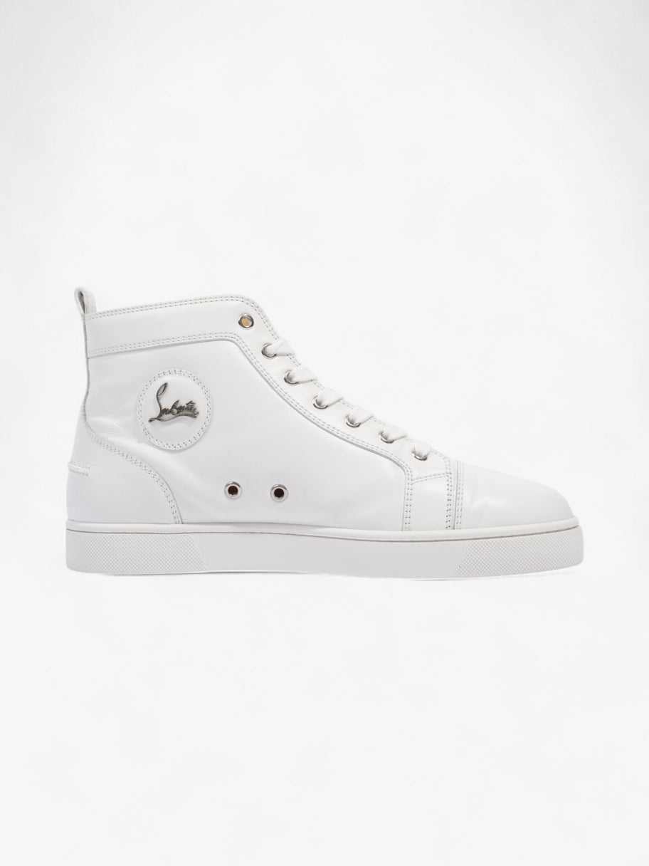 Louboutin high top white best sale