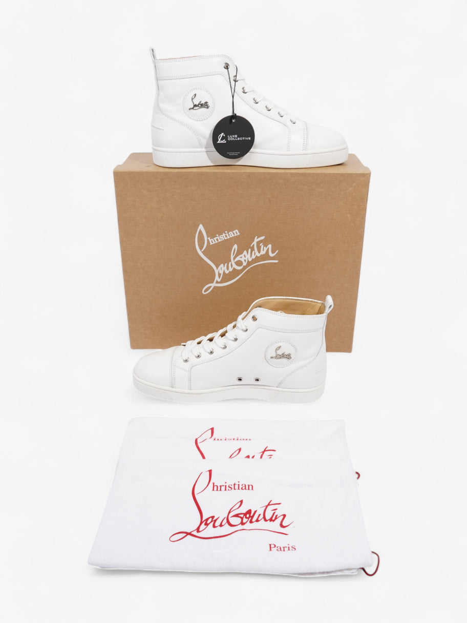 Christian Louboutin Louis High-top Sneakers White  Leather EU 42 UK 8 Image 9