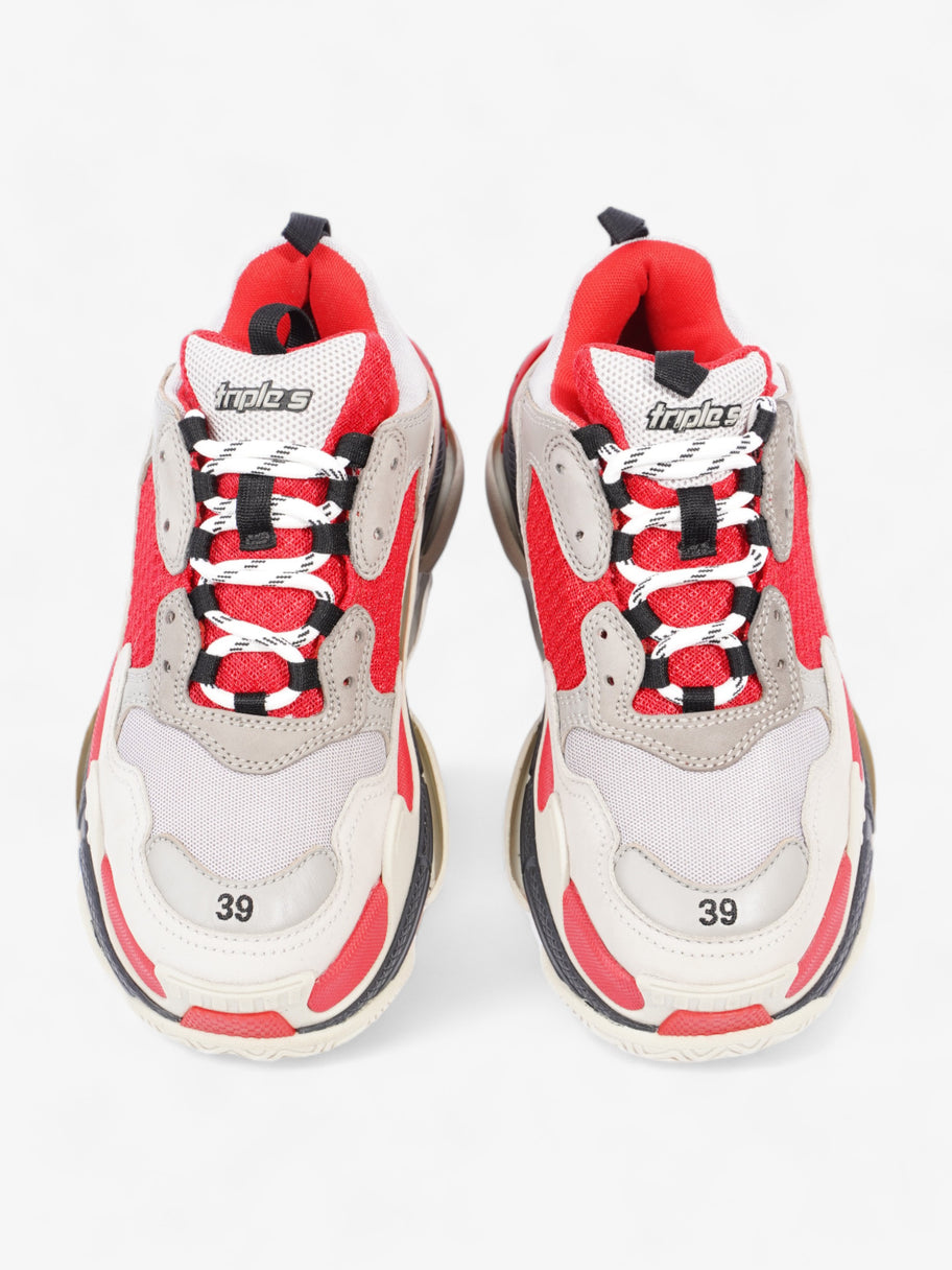 Triple S Grey / Red Mesh EU 39 UK 6 Image 8