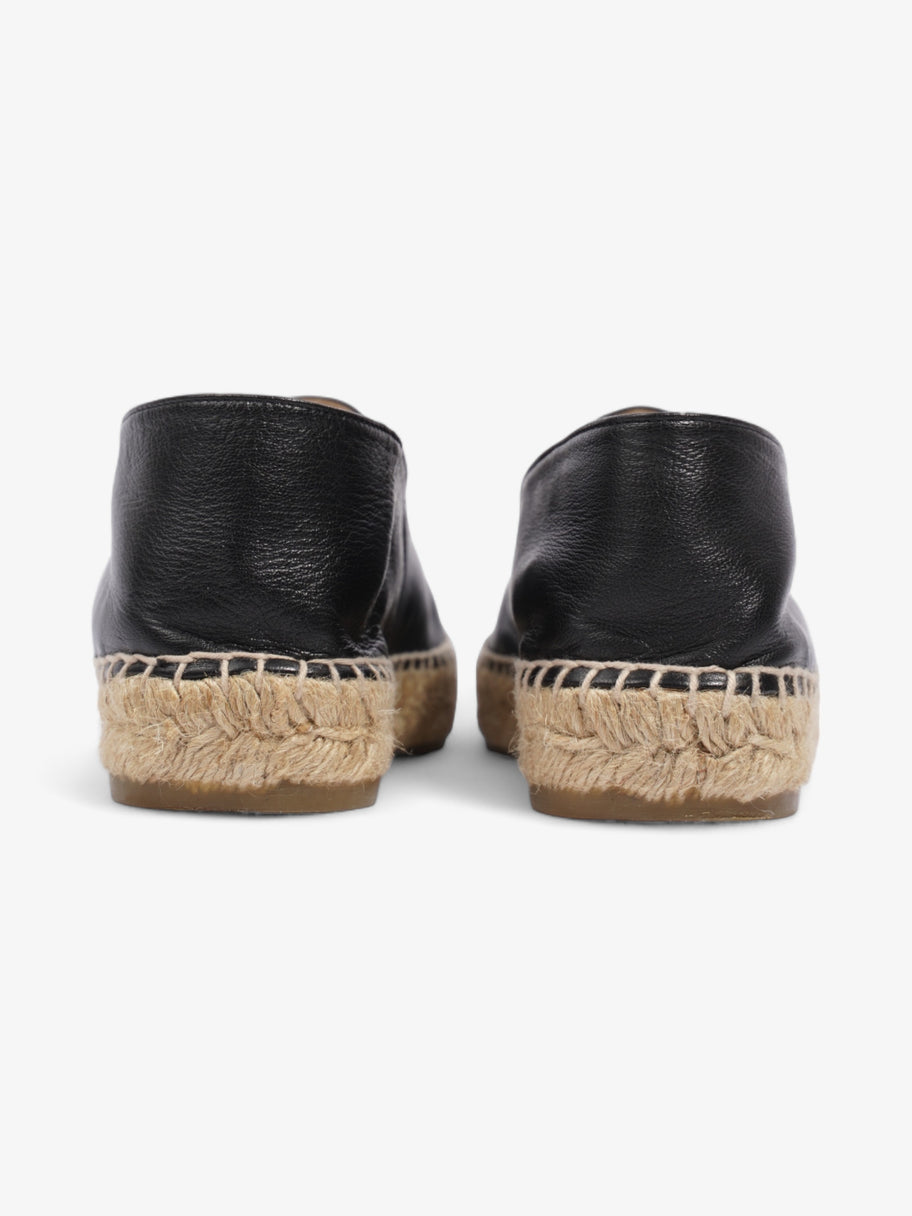 Chanel Espadrilles Black Leather EU 39 UK 6 Image 6