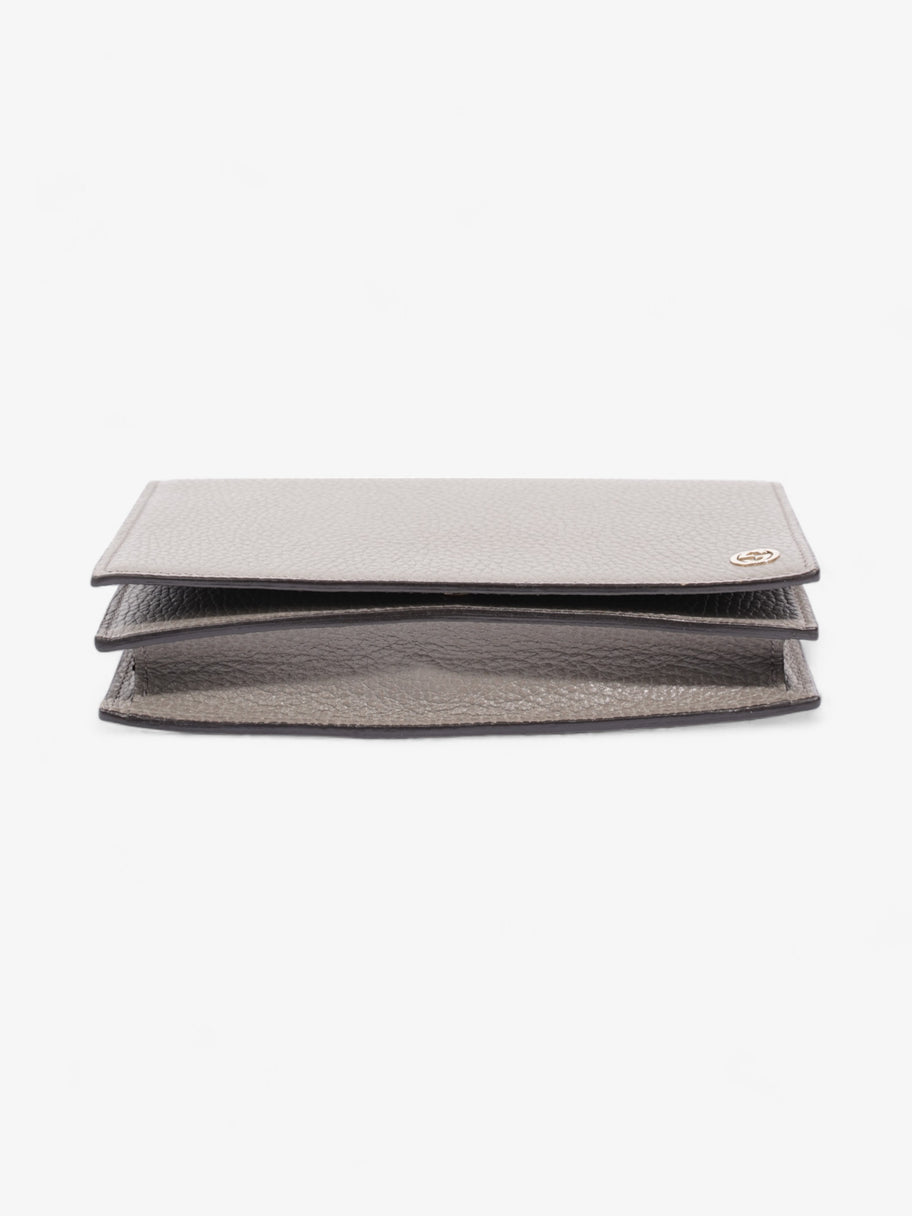 Gucci Betty Chain Wallet Grey Leather Image 6