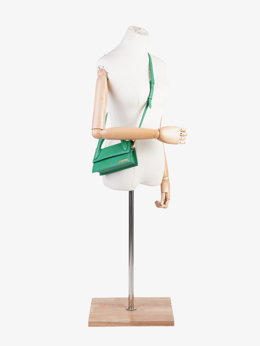 Jacquemus Le Chiquito Long Green Leather Image 2