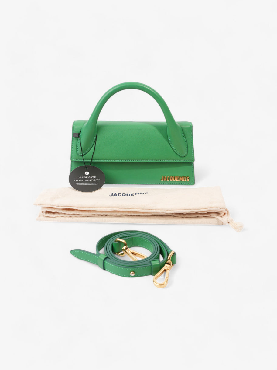 Jacquemus Le Chiquito Long Green Leather Image 10