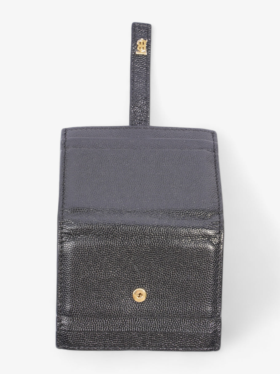 TB Hardware Two Fold Card Case Black Leather Image 4