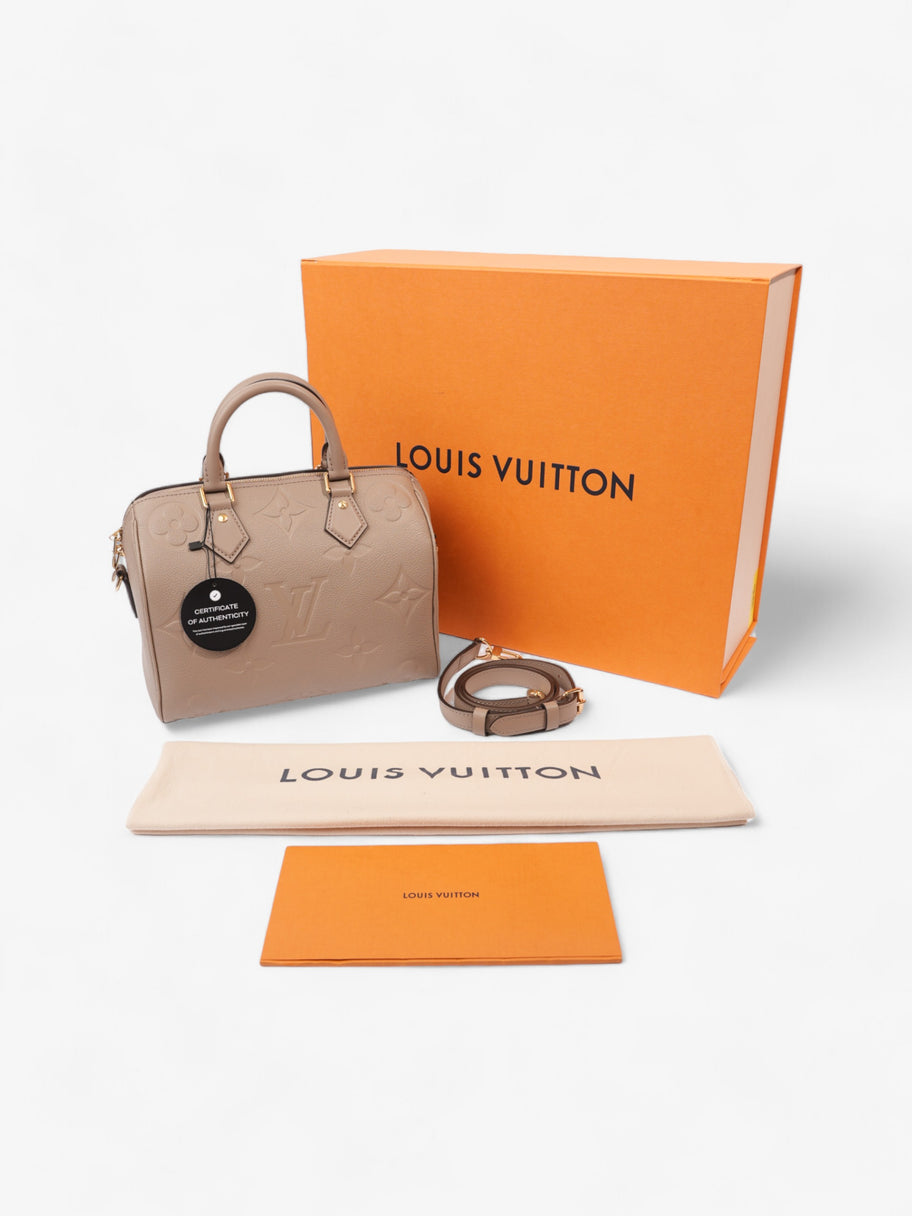 Louis Vuitton Speedy Bandoulière 25 Dune Empreinte Leather Image 10