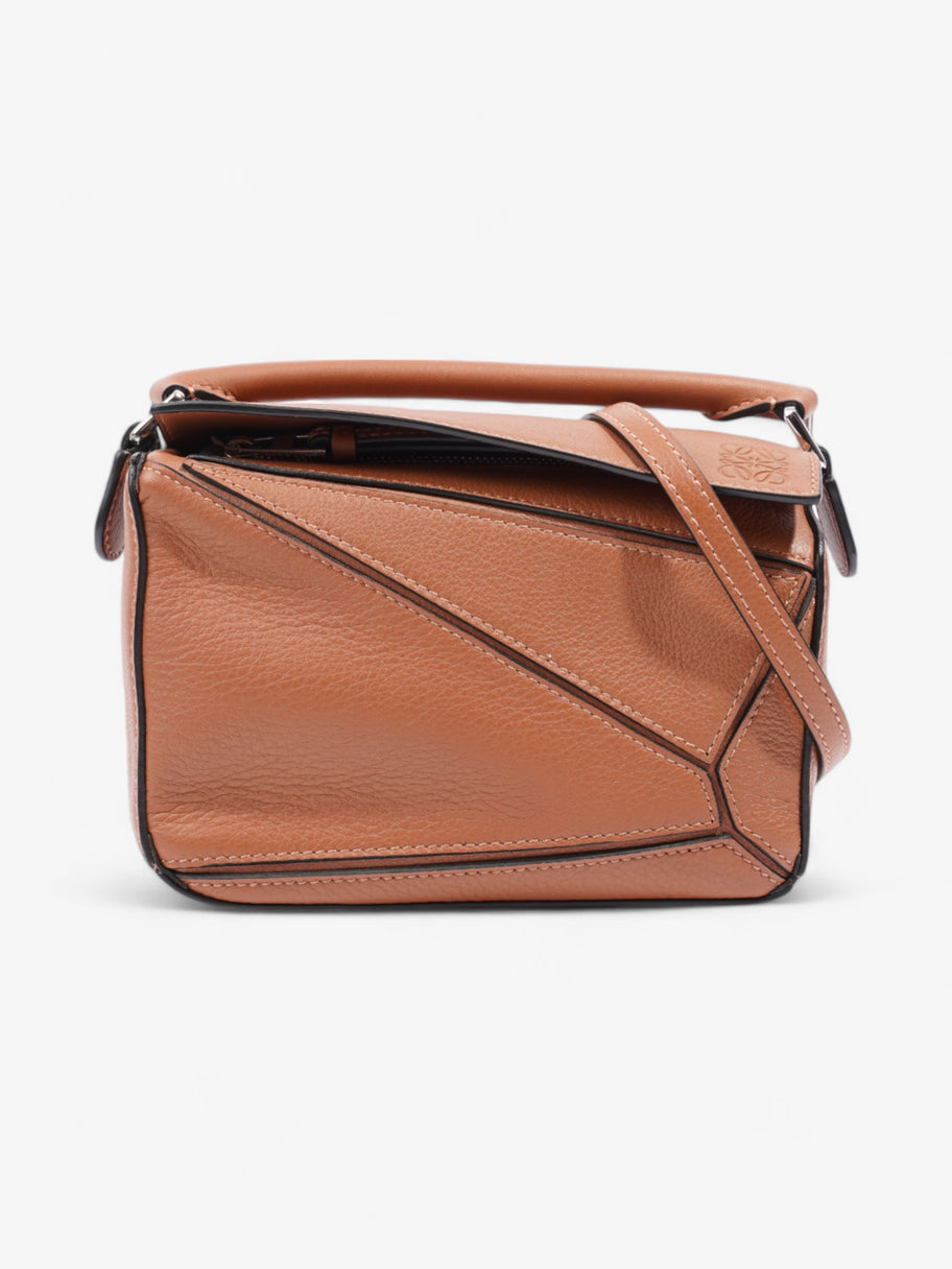 Loewe Puzzle Bag Brown Leather Mini Image 1