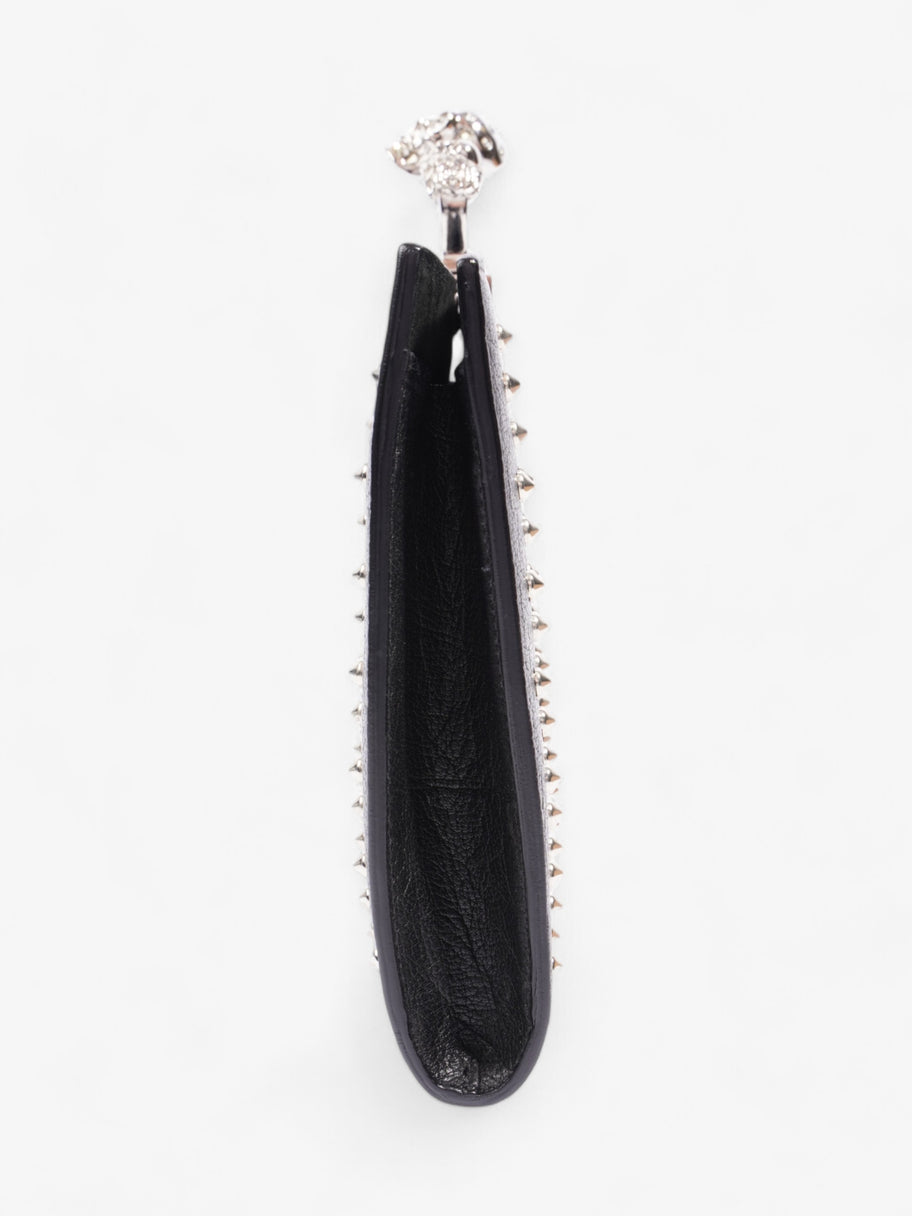 Alexander McQueen Knuckleduster Spike Clutch Black Leather Image 3