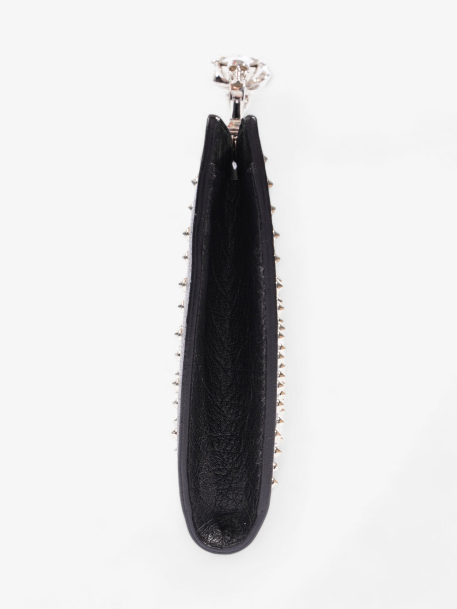 Alexander McQueen Knuckleduster Spike Clutch Black Leather Image 5