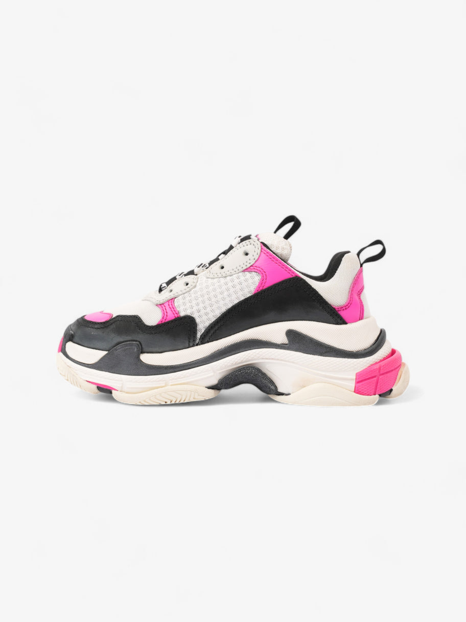 Balenciaga Triple S Pink / White / Black Mesh EU 36 UK 3 Image 3