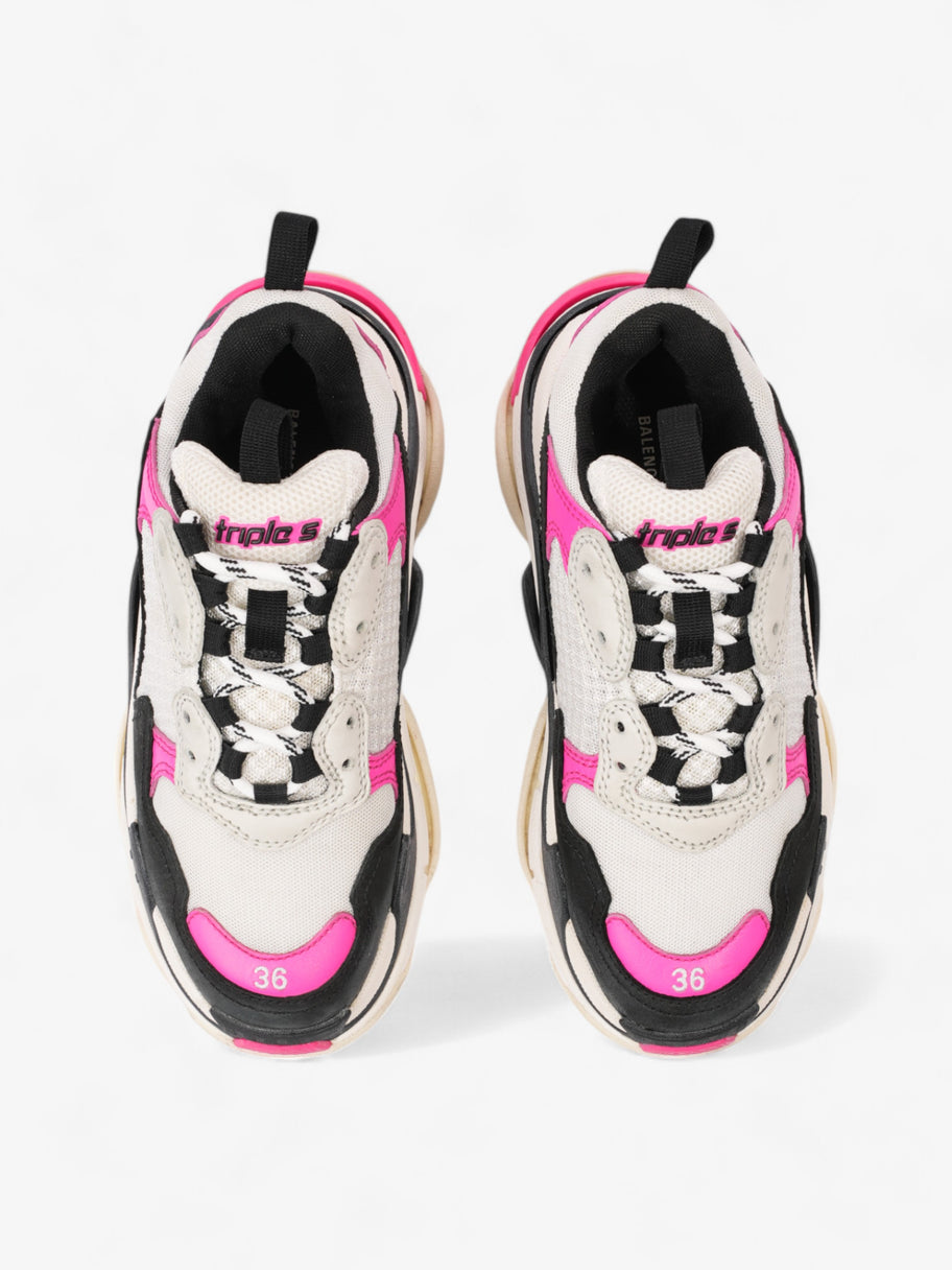 Balenciaga Triple S Pink / White / Black Mesh EU 36 UK 3 Image 8