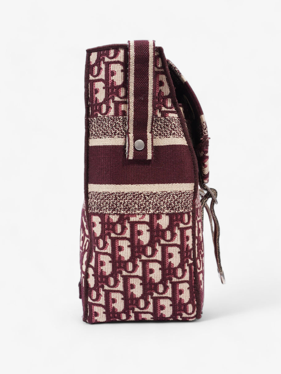 Christian Dior Diorcamp Messenger Burgundy Dior Oblique Canvas Medium Image 6